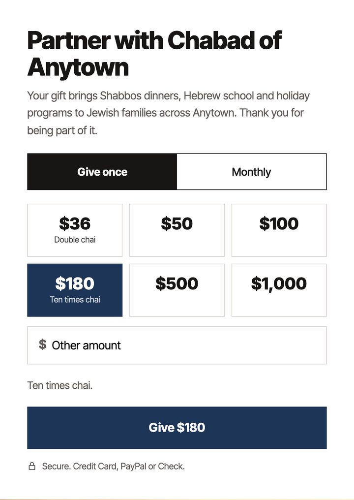 The GiveKit panel in navy.